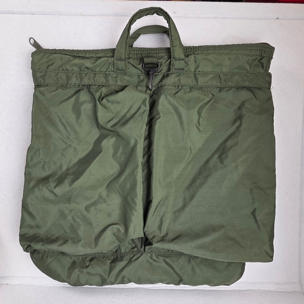 US Military UNICOR Flyer's Helmet Bag Olive Drab Green 1998 Vintage